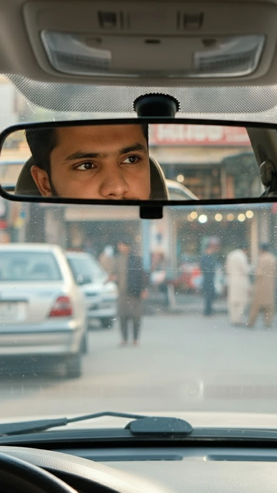 A Cinematic Glimpse into Pakistani Street Driving
