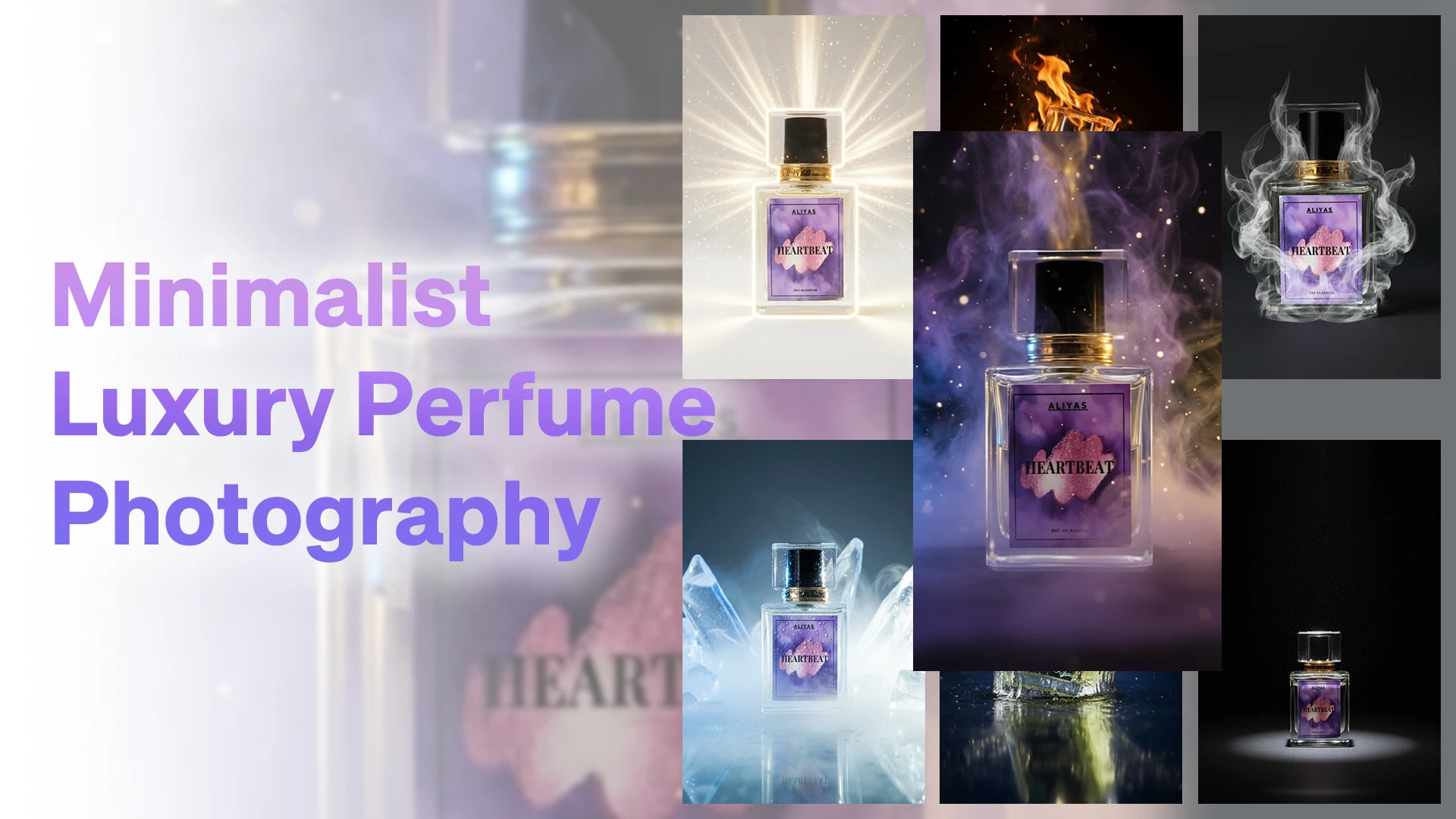 Minimalist Luxury Perfume Photography
